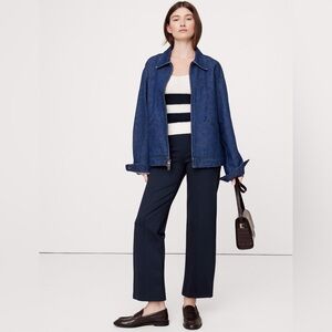 NWT! Banana Republic Hyper Navy Blue Straight Everywhere Ponte Pant - Multiple💛